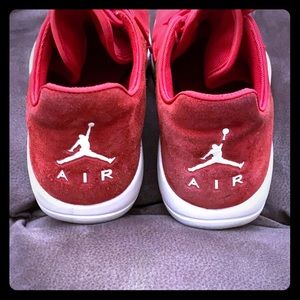 Nike Air Jordan Red Suede Shoes 10.5